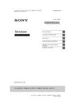 Sony BRAVIA KDL-32W610E Operating Instructions Manual preview