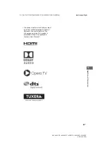 Preview for 39 page of Sony BRAVIA KDL-32W617E Operating Instructions Manual