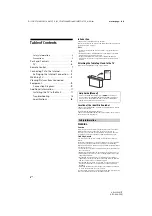 Preview for 2 page of Sony BRAVIA KDL-32W617F Operating Instructions Manual