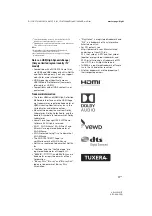 Preview for 17 page of Sony BRAVIA KDL-32W617F Operating Instructions Manual