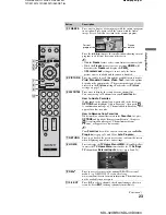 Preview for 23 page of Sony BRAVIA KDL-32XBR4 Operating Instructions Manual