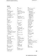 Preview for 45 page of Sony BRAVIA KDL-32XBR4 Operating Instructions Manual