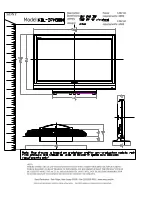 Preview for 1 page of Sony BRAVIA KDL-37M3000 Dimensional Drawing