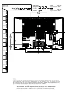 Предварительный просмотр 2 страницы Sony BRAVIA KDL-37M3000 Dimensional Drawing