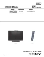 Предварительный просмотр 2 страницы Sony BRAVIA KDL-37M3000 Service Manual