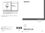 Sony Bravia KDL-37P55 Series Operating Instructions Manual preview