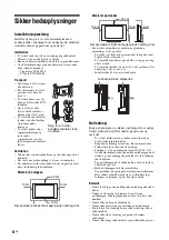 Preview for 8 page of Sony Bravia KDL-40D3500 (Russian) Руководство По Эксплуатации