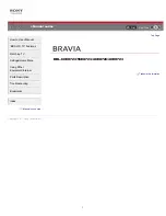 Sony Bravia KDL-40EX723 I-Manual предпросмотр