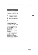 Preview for 5 page of Sony BRAVIA KDL-40R350D Operating Instructions Manual