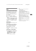 Preview for 17 page of Sony BRAVIA KDL-40R350D Operating Instructions Manual