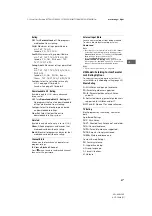 Preview for 21 page of Sony BRAVIA KDL-40R350D Operating Instructions Manual