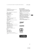 Preview for 31 page of Sony BRAVIA KDL-40R350D Operating Instructions Manual