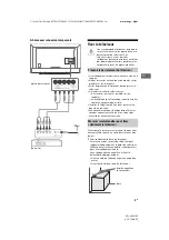 Preview for 41 page of Sony BRAVIA KDL-40R350D Operating Instructions Manual