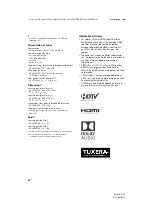 Preview for 64 page of Sony BRAVIA KDL-40R350D Operating Instructions Manual