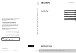 Sony BRAVIA KDL-40R450A Operating Instructions Manual предпросмотр