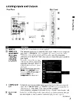 Предварительный просмотр 7 страницы Sony Bravia KDL-40VE5 Operating Instructions Manual