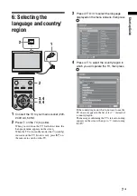 Предварительный просмотр 7 страницы Sony Bravia KDL-40W2000 Operating Instructions Manual