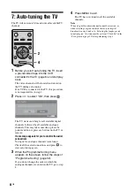 Предварительный просмотр 8 страницы Sony Bravia KDL-40W2000 Operating Instructions Manual