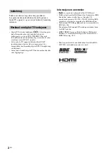 Предварительный просмотр 182 страницы Sony Bravia KDL-40W2000 Operating Instructions Manual