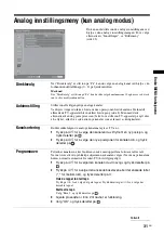 Предварительный просмотр 211 страницы Sony Bravia KDL-40W2000 Operating Instructions Manual