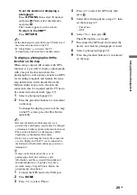 Preview for 25 page of Sony bravia KDL-40WE5 Operating Instructions Manual