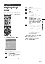 Preview for 23 page of Sony Bravia KDL-40X2000 Operating Instructions Manual