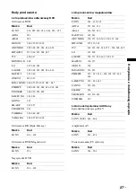 Preview for 75 page of Sony Bravia KDL-40X3000 Operating Instructions Manual