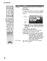 Предварительный просмотр 22 страницы Sony BRAVIA KDL-40XBR2 Operating Instructions Manual