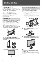 Preview for 6 page of Sony BRAVIA KDL-40XBR6 Operating Instructions Manual