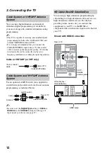 Preview for 12 page of Sony BRAVIA KDL-40XBR7 Operating Instructions Manual