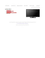 Предварительный просмотр 3 страницы Sony BRAVIA KDL-40XBR9 Reference Manual