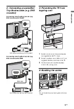 Предварительный просмотр 5 страницы Sony BRAVIA KDL-40Z4500 Operating Instructions Manual