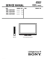 Sony BRAVIA KDL-40Z4500 Service Manual preview