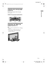 Предварительный просмотр 7 страницы Sony Bravia KDL-40Z5800 Operating Instructions Manual