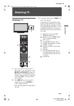 Предварительный просмотр 15 страницы Sony Bravia KDL-40Z5800 Operating Instructions Manual