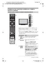 Предварительный просмотр 135 страницы Sony Bravia KDL-40Z5800 Operating Instructions Manual