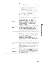 Preview for 93 page of Sony Bravia KDL-40ZX1 Operating Instructions Manual