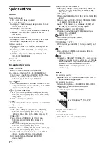 Предварительный просмотр 8 страницы Sony BRAVIA KDL-42W80 A Series Reference Manual