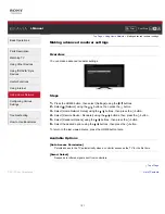 Preview for 121 page of Sony Bravia KDL-42W800A I-Manual