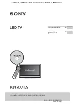 Sony Bravia KDL-42W804A Operating Instructions Manual предпросмотр