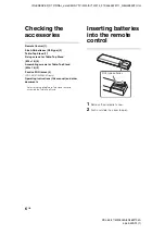 Preview for 6 page of Sony Bravia KDL-42W804A Operating Instructions Manual