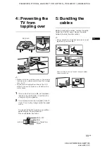 Preview for 11 page of Sony Bravia KDL-42W804A Operating Instructions Manual