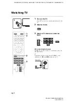 Preview for 14 page of Sony Bravia KDL-42W804A Operating Instructions Manual