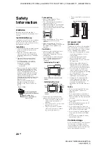 Preview for 28 page of Sony Bravia KDL-42W804A Operating Instructions Manual