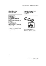 Предварительный просмотр 6 страницы Sony Bravia KDL-42W805A Operating Instructions Manual