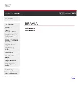 Sony Bravia KDL-42W828B I-Manual предпросмотр