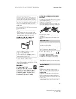 Предварительный просмотр 3 страницы Sony Bravia KDL-43RF450 Operating Instructions Manual