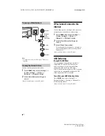 Preview for 14 page of Sony Bravia KDL-43RF450 Operating Instructions Manual