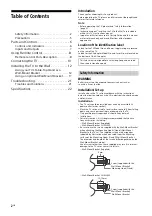 Preview for 2 page of Sony BRAVIA KDL-43W800C Reference Manual