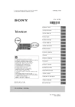 Предварительный просмотр 1 страницы Sony Bravia  KDL-43WG6 Series Reference Manual